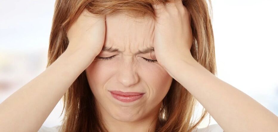 Migraña consecuencia da osteocondrose